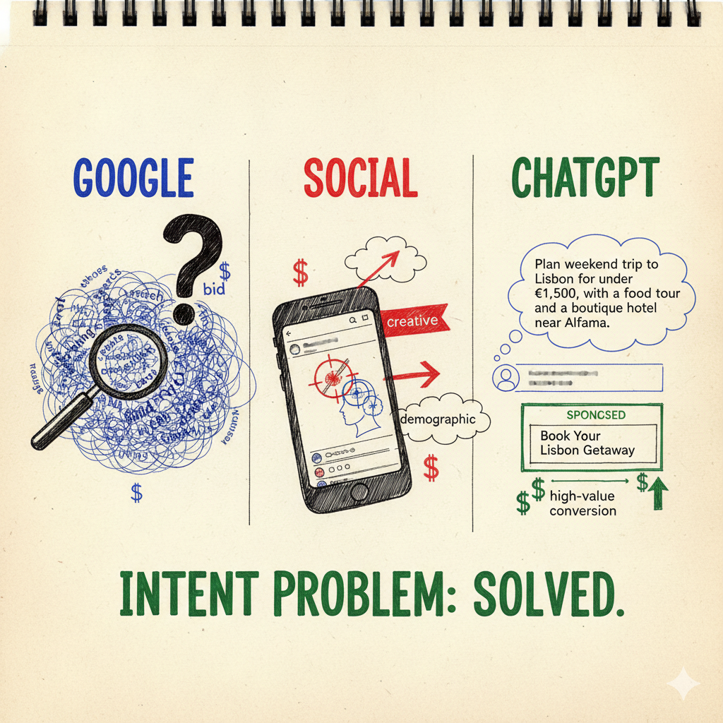 ChatGPT ads solve the intent problem for advertisers